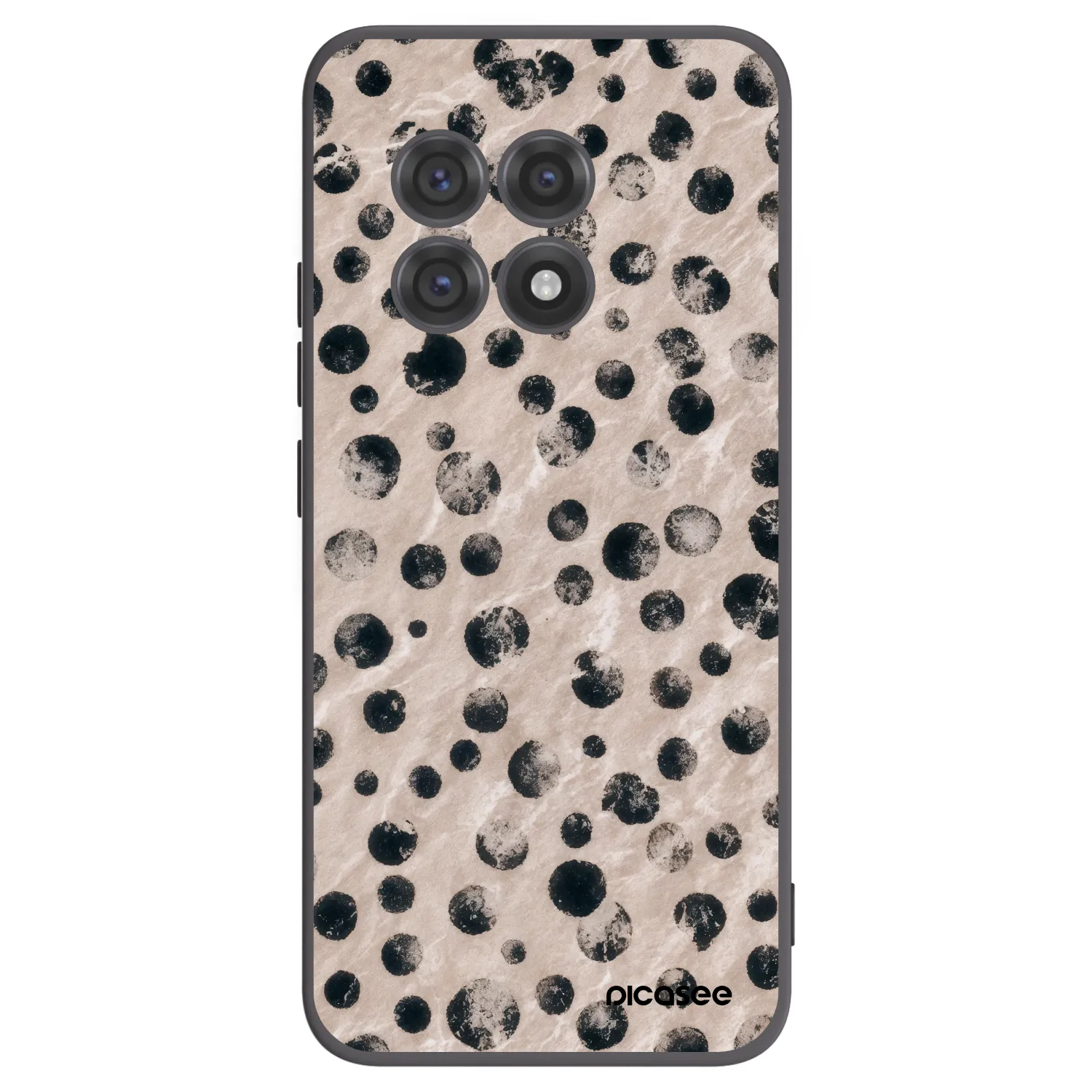 Picasee fekete szilikon tok az alábbi mobiltelefonokra OnePlus 13R 5G - Inked