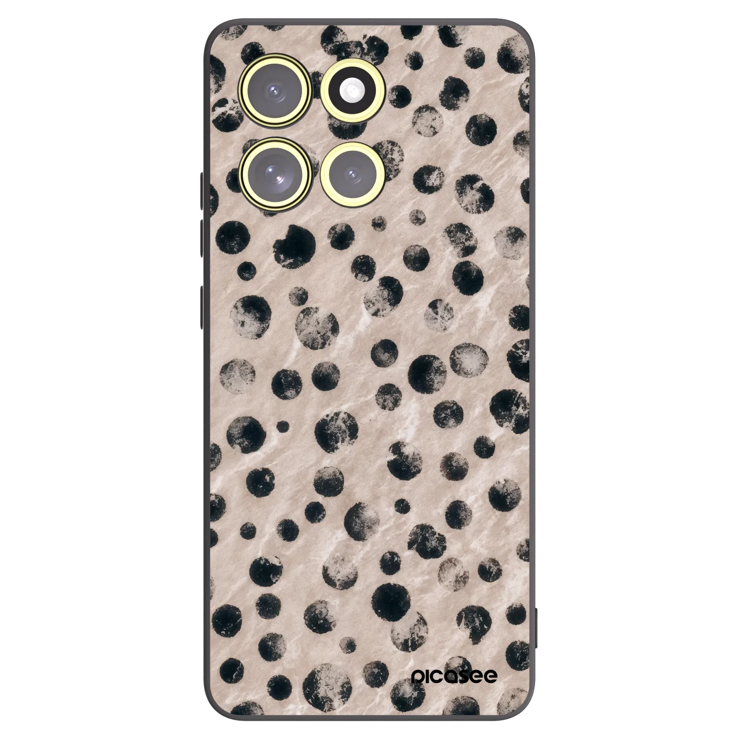 Picasee fekete szilikon tok az alábbi mobiltelefonokra Motorola Moto G86 5G - Inked