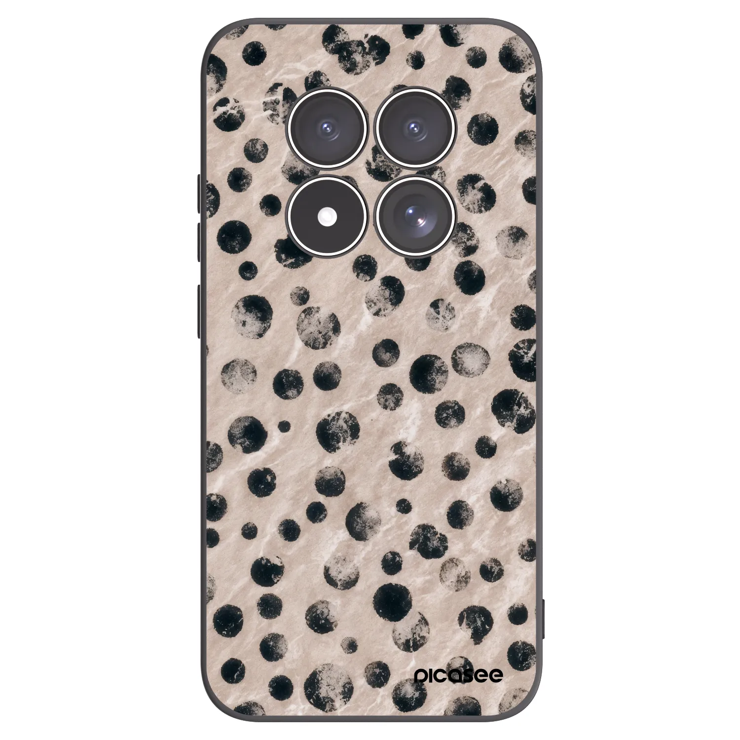 Picasee fekete szilikon tok az alábbi mobiltelefonokra Xiaomi Redmi Note 15 Pro 4G - Inked