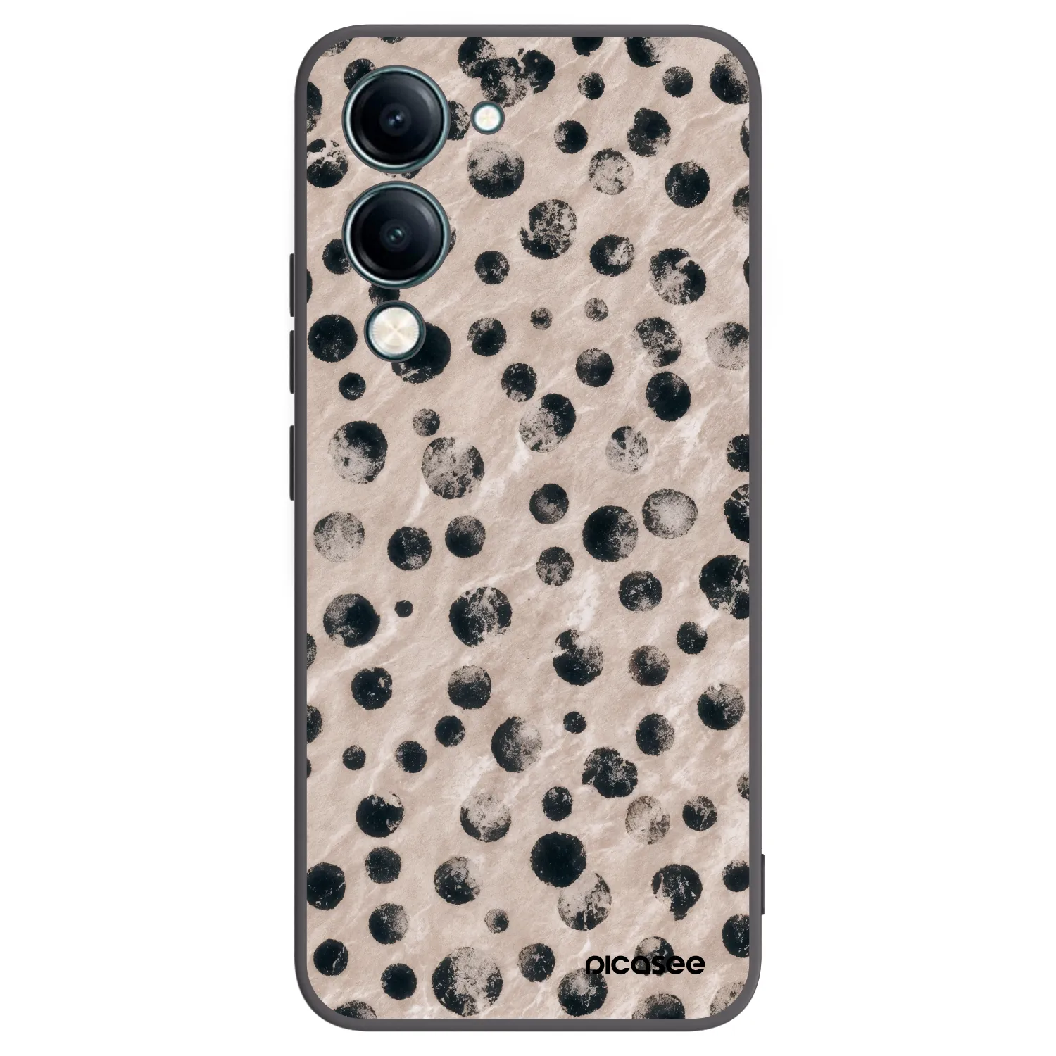 Picasee fekete szilikon tok az alábbi mobiltelefonokra Vivo Y29s 5G - Inked