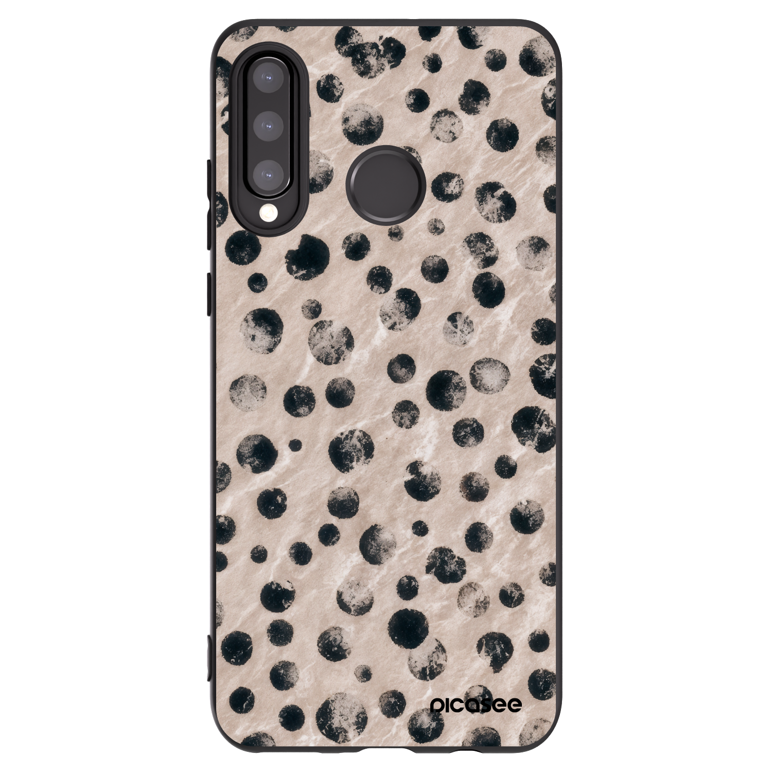 Picasee fekete szilikon tok az alábbi mobiltelefonokra Huawei P30 Lite - Inked