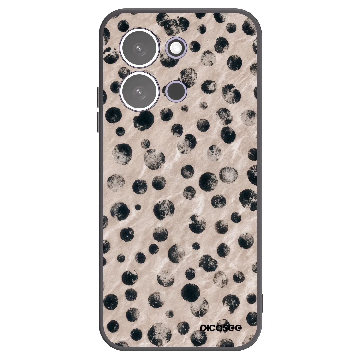 Picasee fekete szilikon tok az alábbi mobiltelefonokra Xiaomi Redmi 15C 5G - Inked