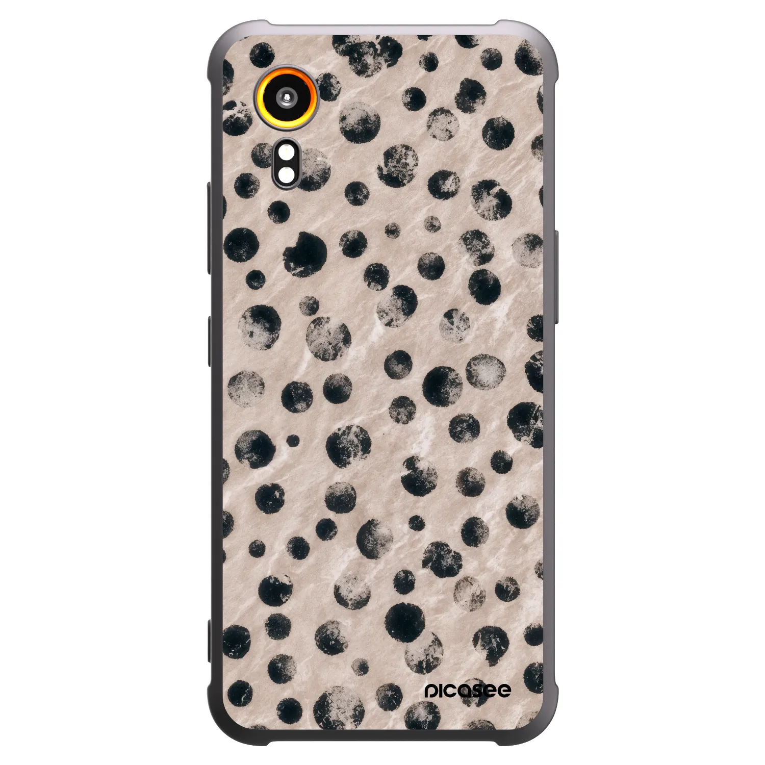 Picasee fekete szilikon tok az alábbi mobiltelefonokra Samsung Galaxy Xcover 7 - Inked