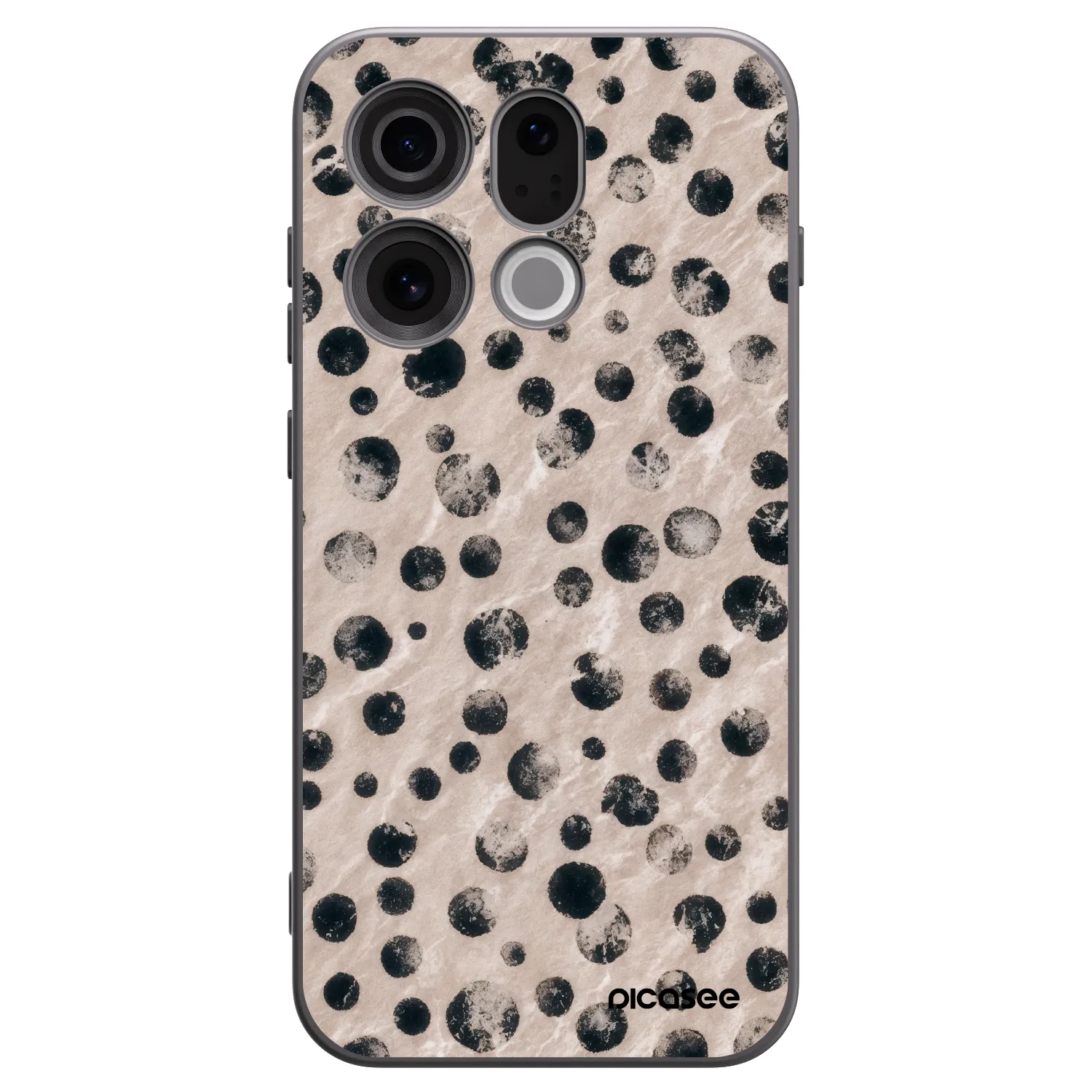 Picasee fekete szilikon tok az alábbi mobiltelefonokra OPPO Find X9 - Inked