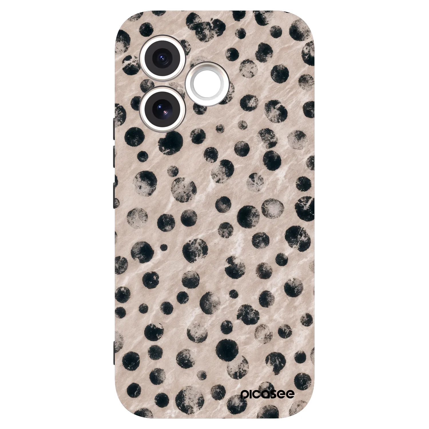 Picasee fekete szilikon tok az alábbi mobiltelefonokra Honor 600 Lite - Inked