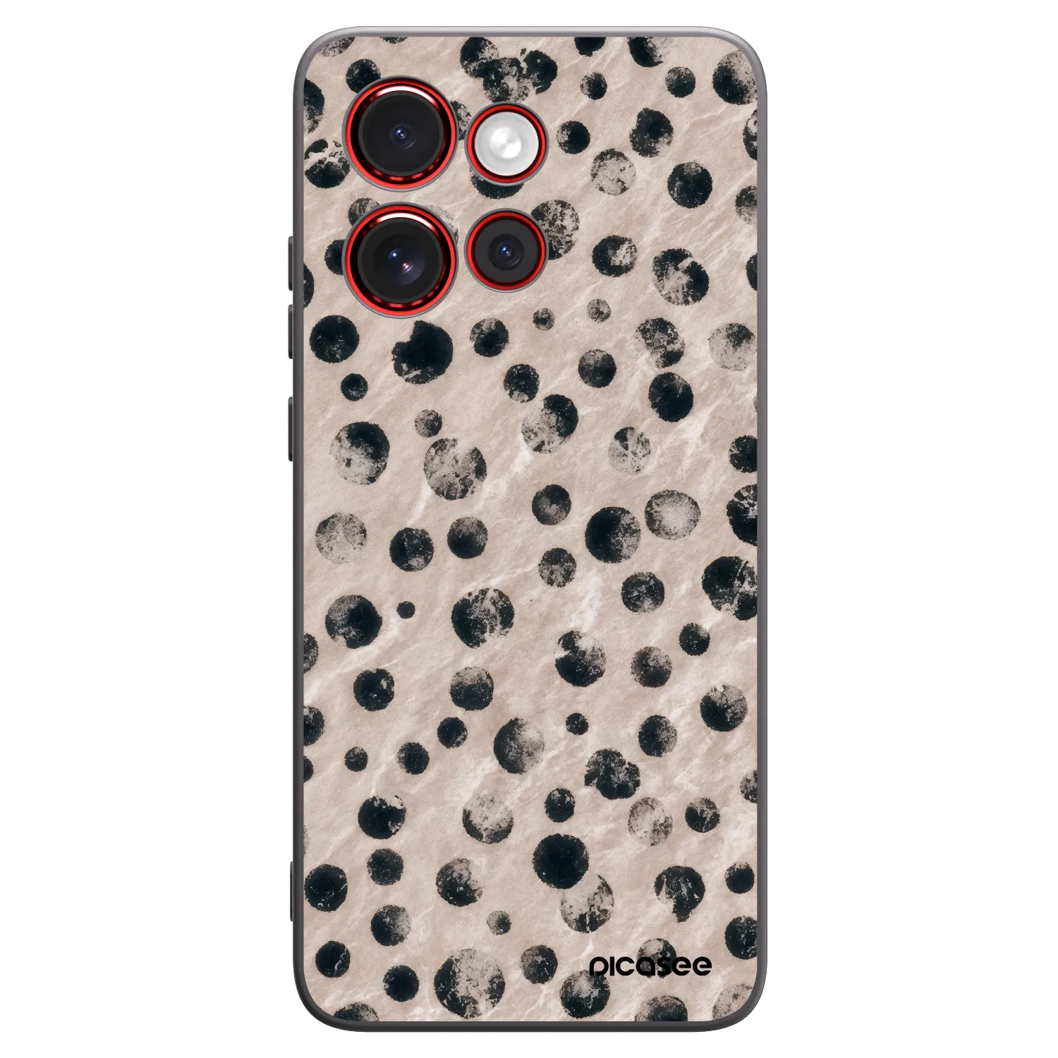 Picasee fekete szilikon tok az alábbi mobiltelefonokra Motorola Edge 60 Neo 5G - Inked