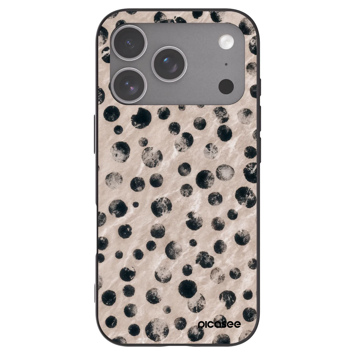Picasee fekete szilikon tok az alábbi mobiltelefonokra Apple iPhone 18 Pro - Inked