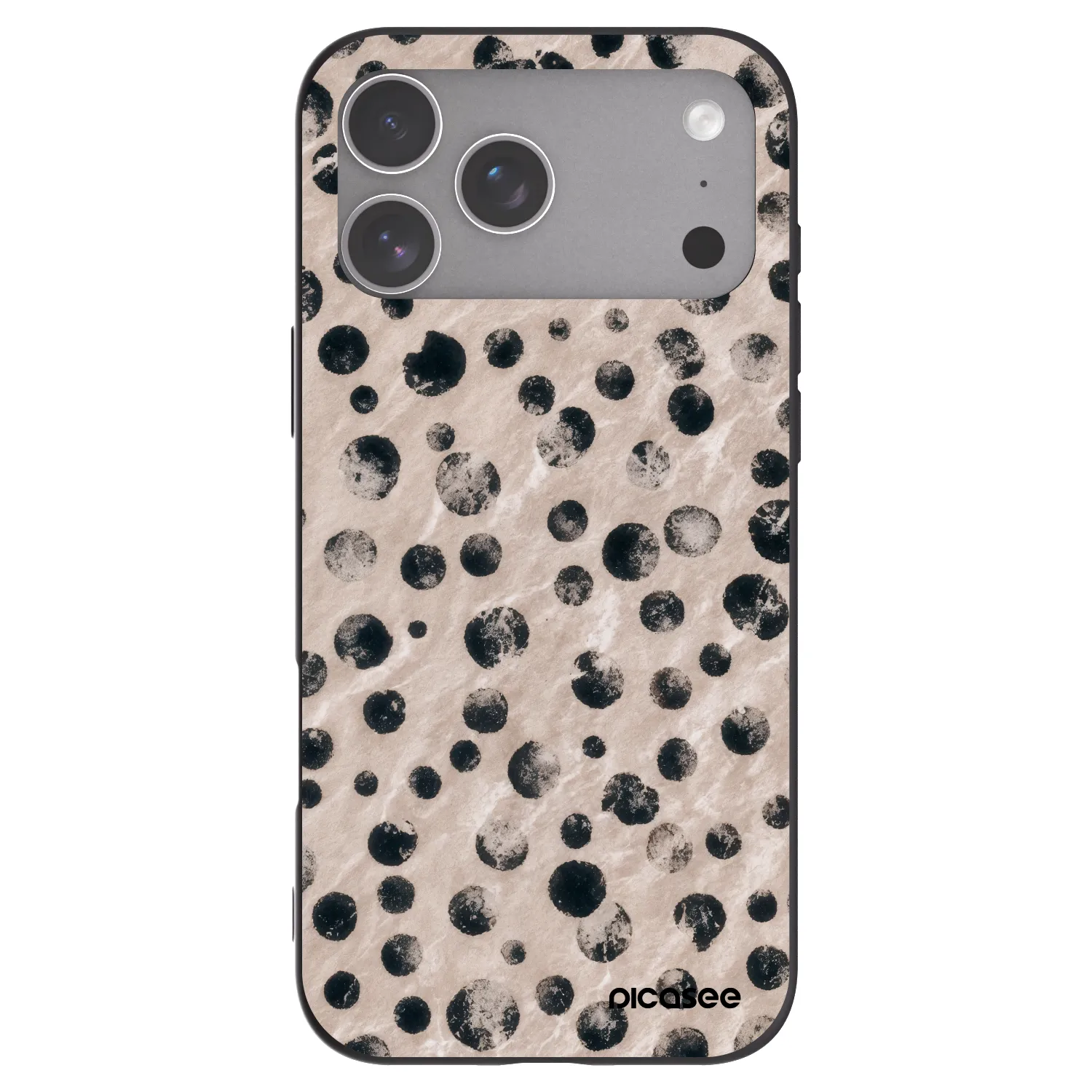 Picasee fekete szilikon tok az alábbi mobiltelefonokra Apple iPhone 18 Pro Max - Inked