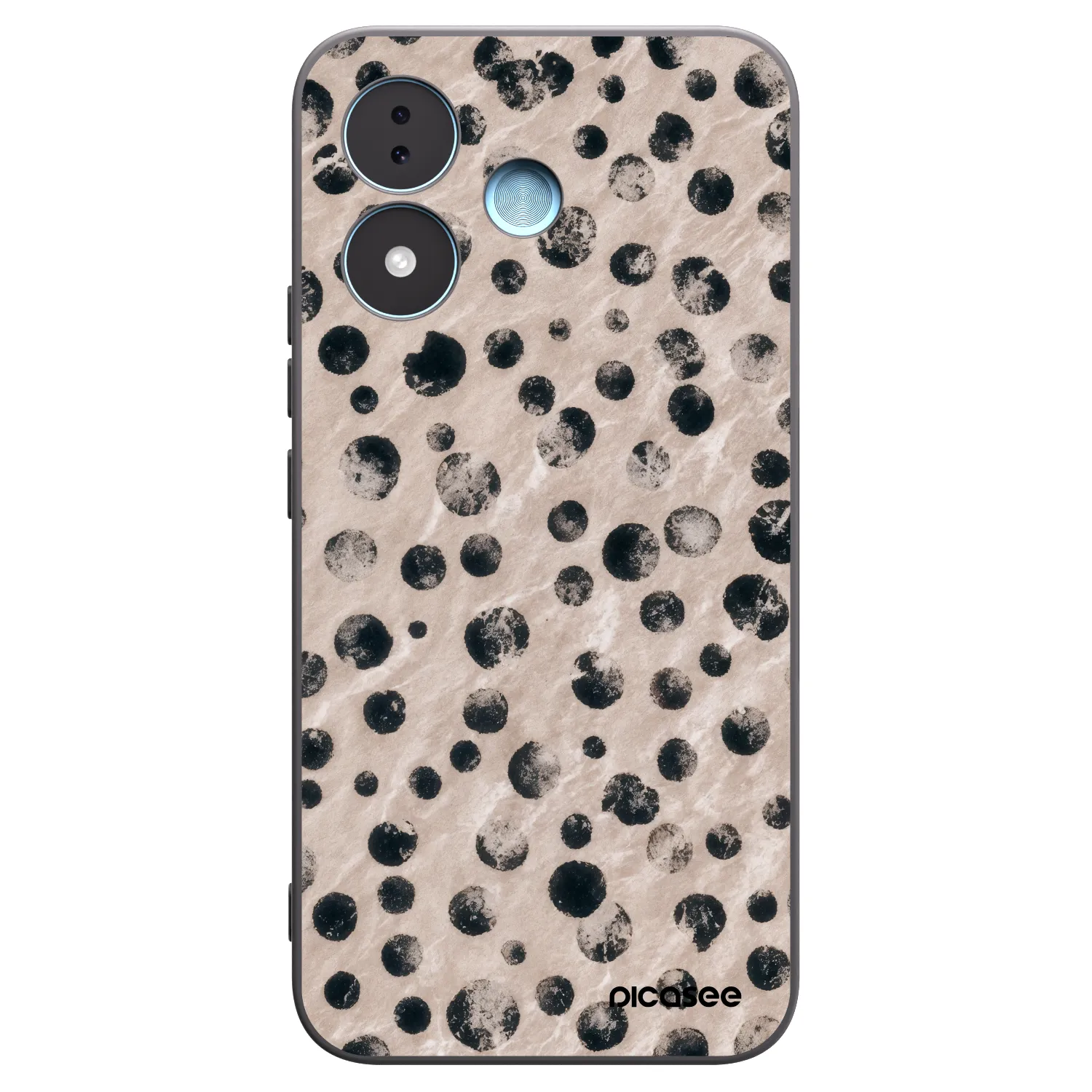 Picasee fekete szilikon tok az alábbi mobiltelefonokra Xiaomi Redmi Note 17 5G - Inked