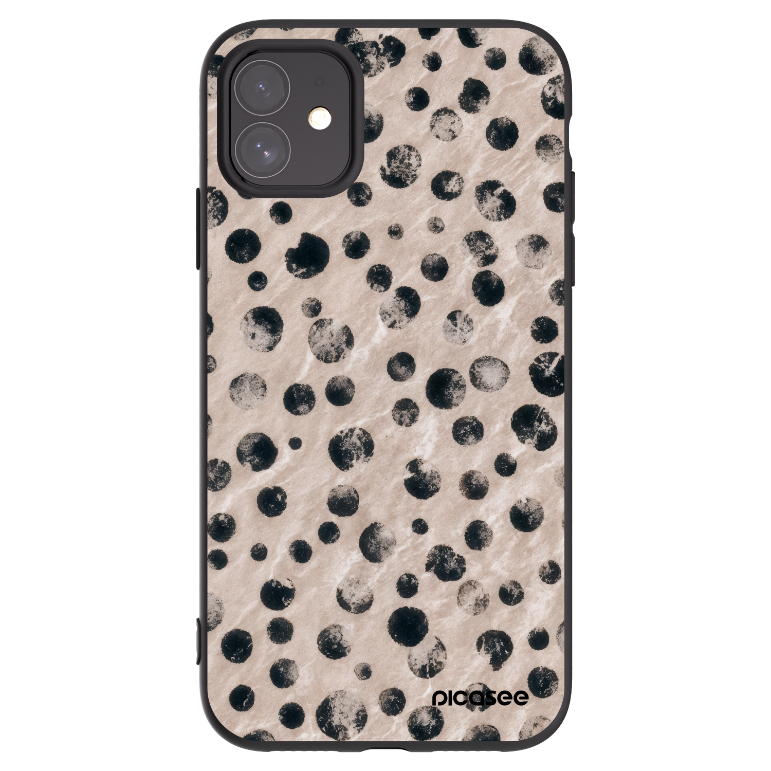 Picasee fekete szilikon tok az alábbi mobiltelefonokra Apple iPhone 11 - Inked