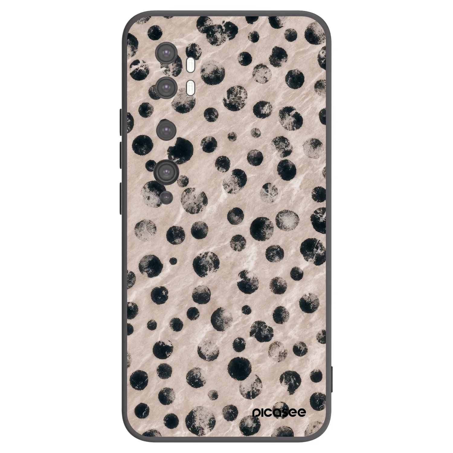 Picasee fekete szilikon tok az alábbi mobiltelefonokra Xiaomi Mi Note 10 (Pro) - Inked