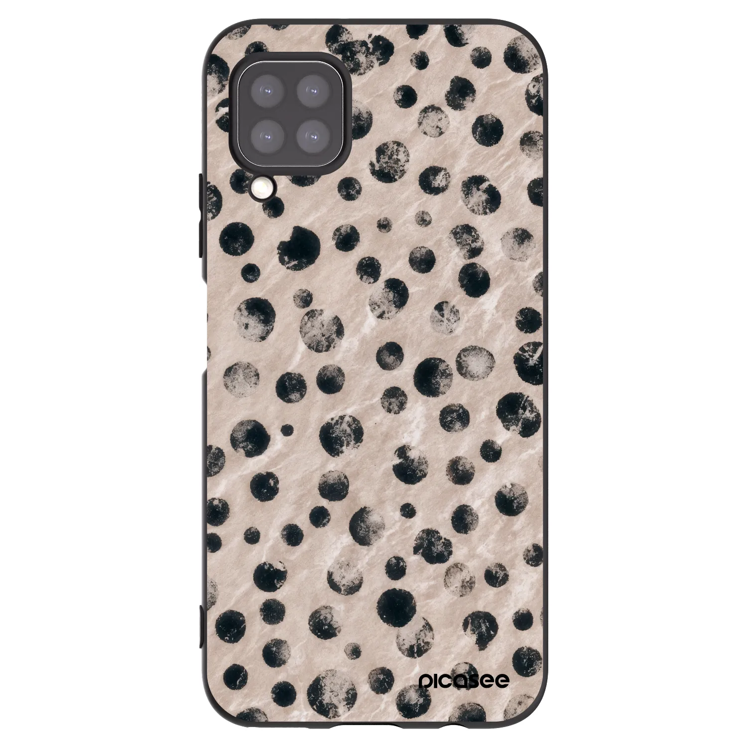 Picasee fekete szilikon tok az alábbi mobiltelefonokra Huawei P40 Lite - Inked
