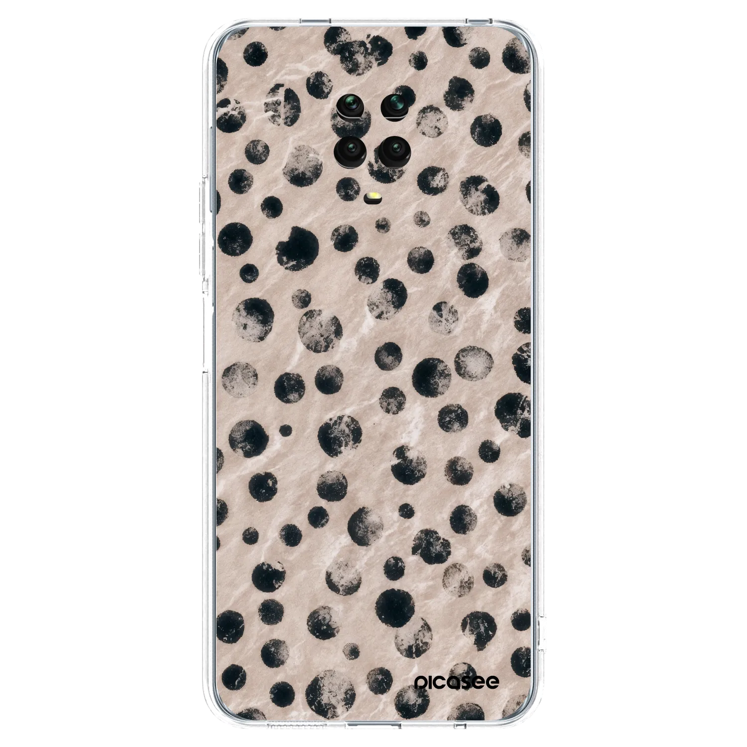 Picasee átlátszó szilikon tok az alábbi mobiltelefonokra Xiaomi Redmi Note 9 Pro - Inked