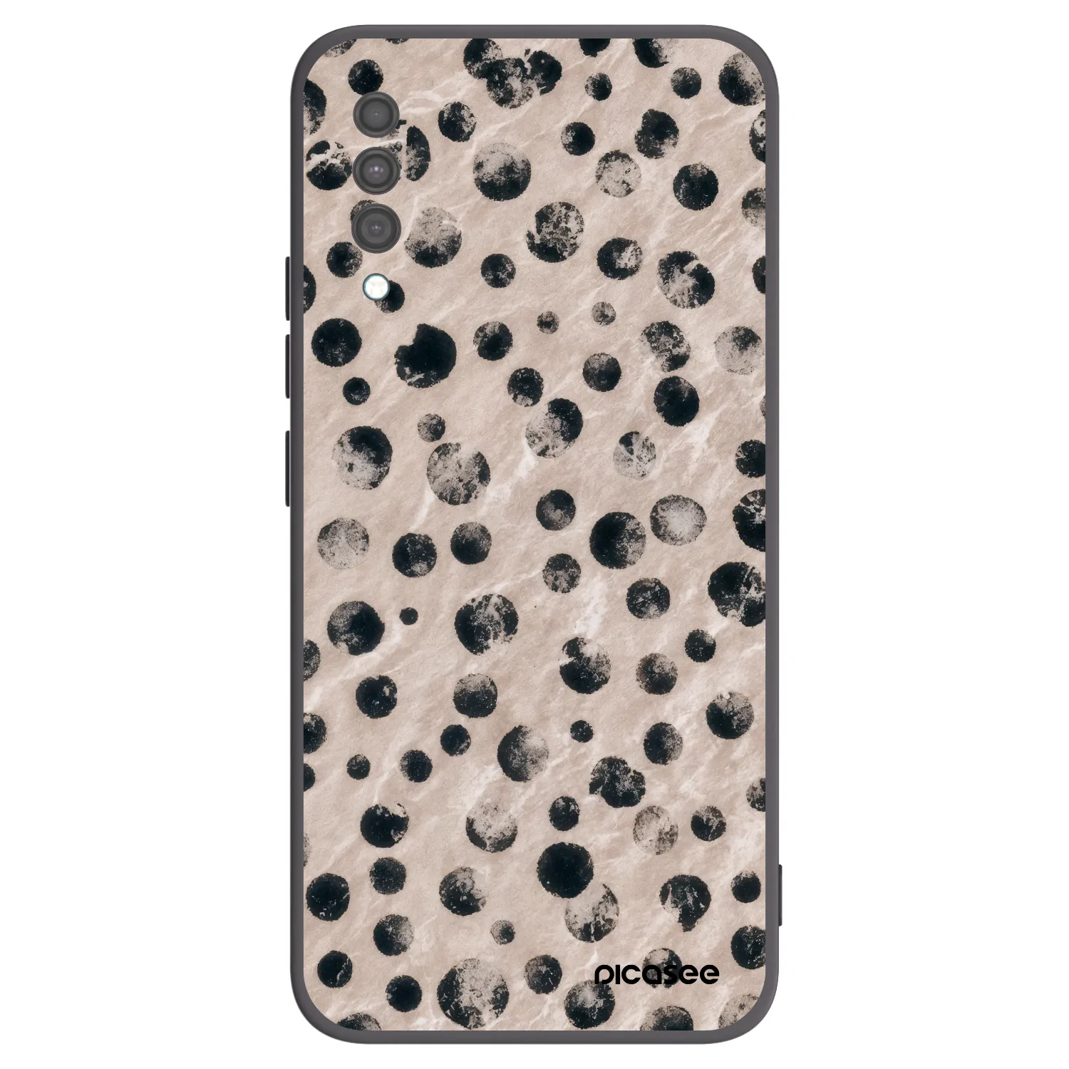 Picasee fekete szilikon tok az alábbi mobiltelefonokra Samsung Galaxy A30s A307F - Inked