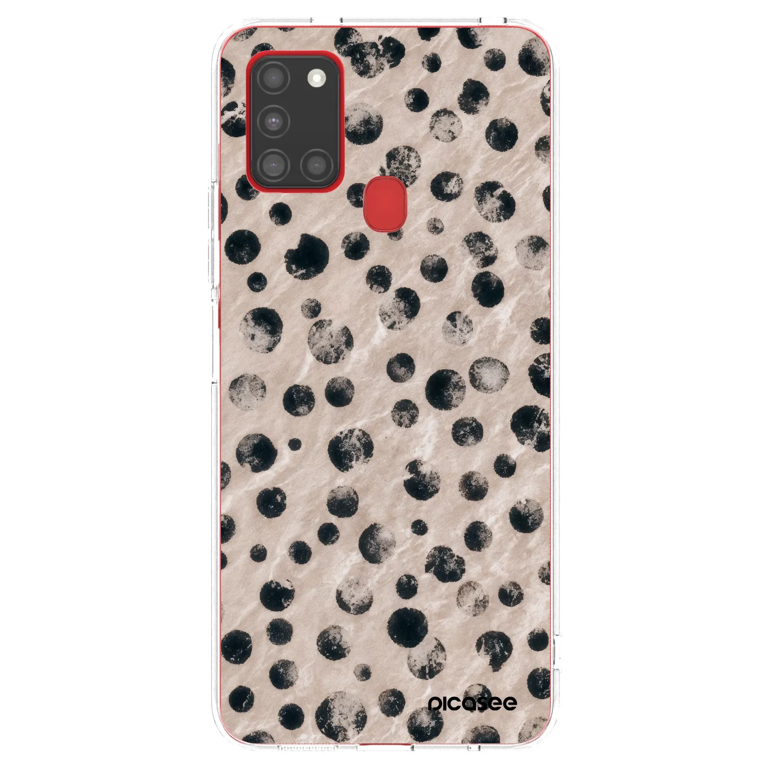 Picasee átlátszó szilikon tok az alábbi mobiltelefonokra Samsung Galaxy A21s - Inked