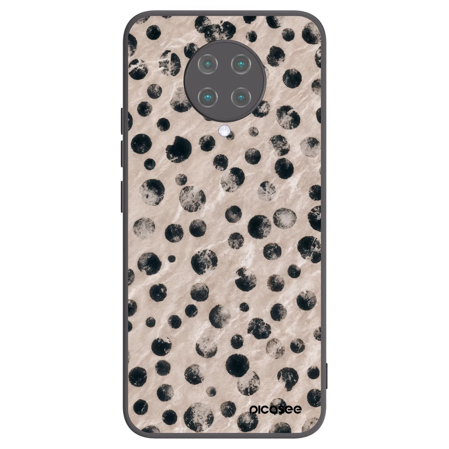 Picasee fekete szilikon tok az alábbi mobiltelefonokra Xiaomi Poco F2 Pro - Inked