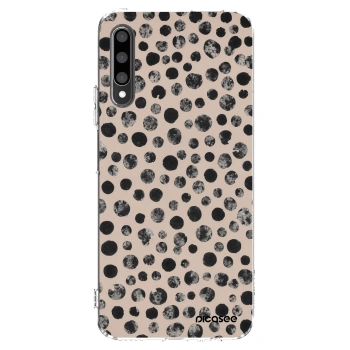 Picasee átlátszó szilikon tok az alábbi mobiltelefonokra Honor 9X Pro - Dots