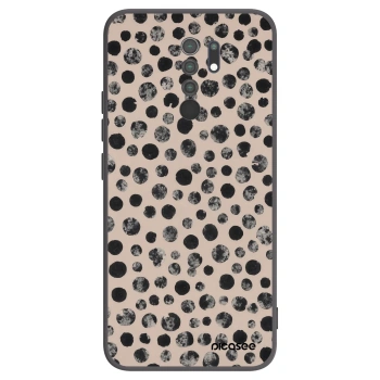 Picasee fekete szilikon tok az alábbi mobiltelefonokra Xiaomi Redmi 9 - Dots