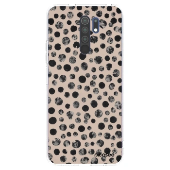 Picasee átlátszó szilikon tok az alábbi mobiltelefonokra Xiaomi Redmi 9 - Dots