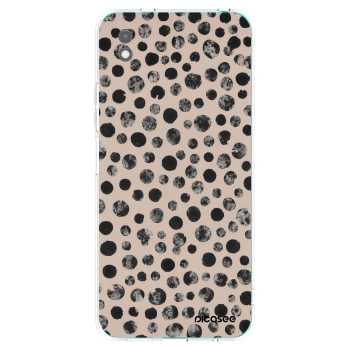 Picasee fekete szilikon tok az alábbi mobiltelefonokra Xiaomi Redmi 9A - Dots