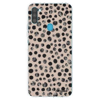Picasee átlátszó szilikon tok az alábbi mobiltelefonokra Samsung Galaxy M11 - Dots