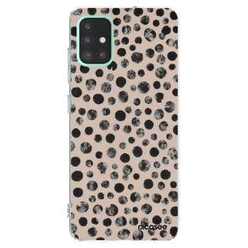 Picasee átlátszó szilikon tok az alábbi mobiltelefonokra Samsung Galaxy M31s - Dots