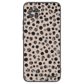 Picasee fekete szilikon tok az alábbi mobiltelefonokra Samsung Galaxy A42 A426B - Dots