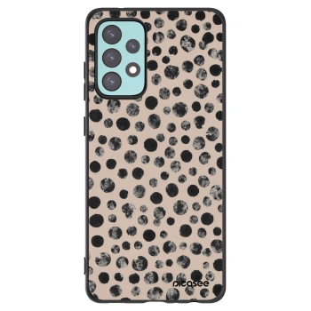 Picasee fekete szilikon tok az alábbi mobiltelefonokra Samsung Galaxy A72 A725F - Dots