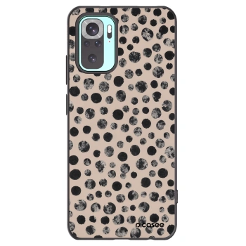 Picasee fekete szilikon tok az alábbi mobiltelefonokra Xiaomi Redmi Note 10 Pro - Dots