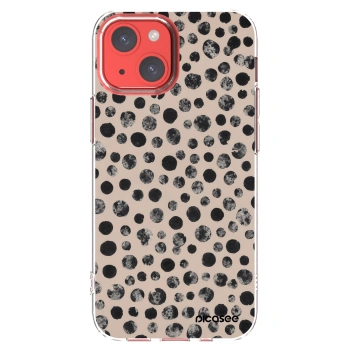 Picasee átlátszó szilikon tok az alábbi mobiltelefonokra Apple iPhone 13 mini - Dots