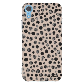 Picasee átlátszó szilikon tok az alábbi mobiltelefonokra Apple iPhone XR - Dots