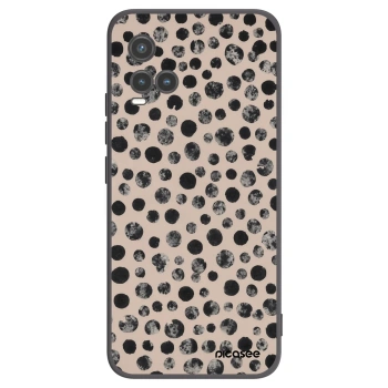 Picasee fekete szilikon tok az alábbi mobiltelefonokra Vivo Y33s - Dots