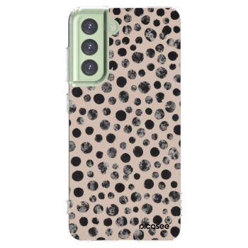 Picasee átlátszó szilikon tok az alábbi mobiltelefonokra Samsung Galaxy S21 FE 5G - Dots