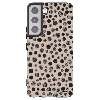 Picasee fekete szilikon tok az alábbi mobiltelefonokra Samsung Galaxy S22 5G - Dots