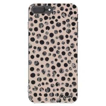 Picasee átlátszó szilikon tok az alábbi mobiltelefonokra Apple iPhone 7 Plus - Dots