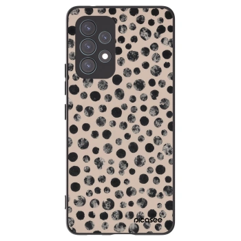 Picasee fekete szilikon tok az alábbi mobiltelefonokra Samsung Galaxy A53 5G A536 - Dots