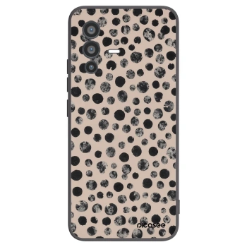 Picasee fekete szilikon tok az alábbi mobiltelefonokra Vivo V23 5G - Dots