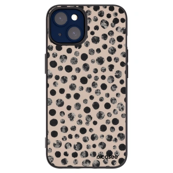 Picasee fekete szilikon tok az alábbi mobiltelefonokra Apple iPhone 14 - Dots