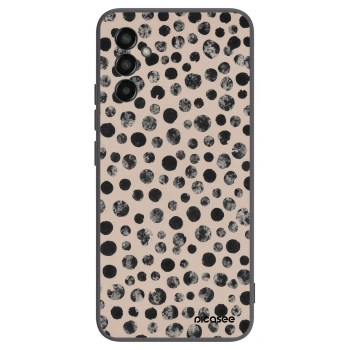 Picasee fekete szilikon tok az alábbi mobiltelefonokra Samsung Galaxy M13 M135F - Dots