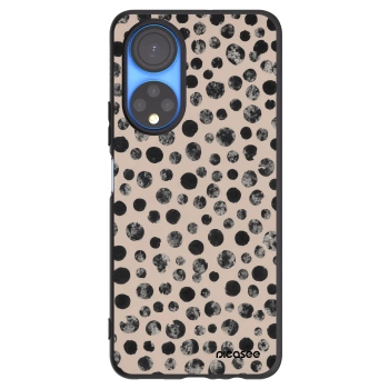 Picasee fekete szilikon tok az alábbi mobiltelefonokra Honor X7 - Dots