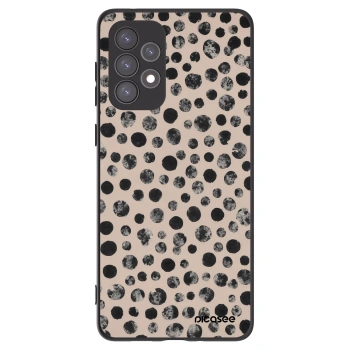 Picasee fekete szilikon tok az alábbi mobiltelefonokra Samsung Galaxy A73 5G - Dots