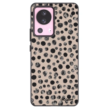 Picasee fekete szilikon tok az alábbi mobiltelefonokra Xiaomi 13 Lite - Dots