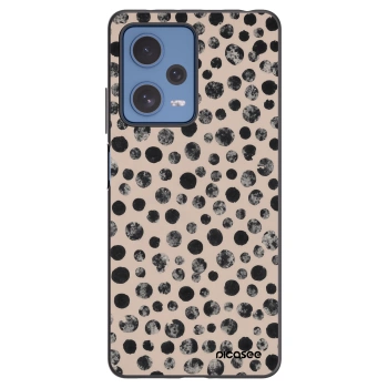 Picasee fekete szilikon tok az alábbi mobiltelefonokra Xiaomi Redmi Note 12 Pro 5G - Dots