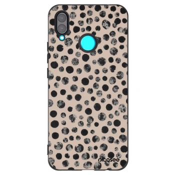 Picasee fekete szilikon tok az alábbi mobiltelefonokra Huawei Nova 3 - Dots