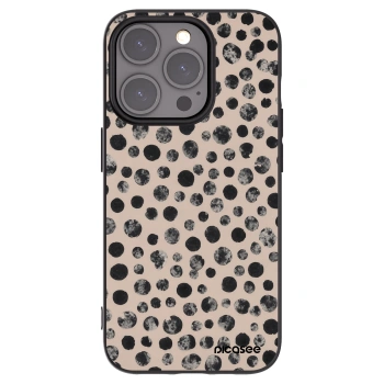 Picasee fekete szilikon tok az alábbi mobiltelefonokra Apple iPhone 15 Pro - Dots