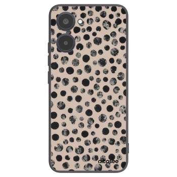 Picasee fekete szilikon tok az alábbi mobiltelefonokra Realme 10 4G - Dots