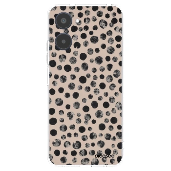 Picasee átlátszó szilikon tok az alábbi mobiltelefonokra Realme 10 4G - Dots