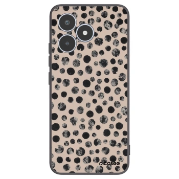 Picasee fekete szilikon tok az alábbi mobiltelefonokra Realme C53 - Dots
