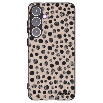 Picasee fekete szilikon tok az alábbi mobiltelefonokra Samsung Galaxy S24+ S926B 5G - Dots