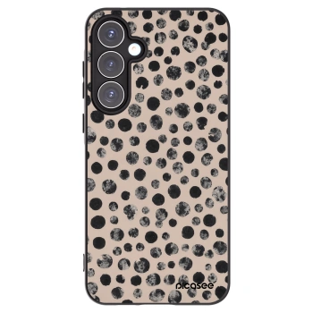 Picasee fekete szilikon tok az alábbi mobiltelefonokra Samsung Galaxy A55 5G A556B - Dots